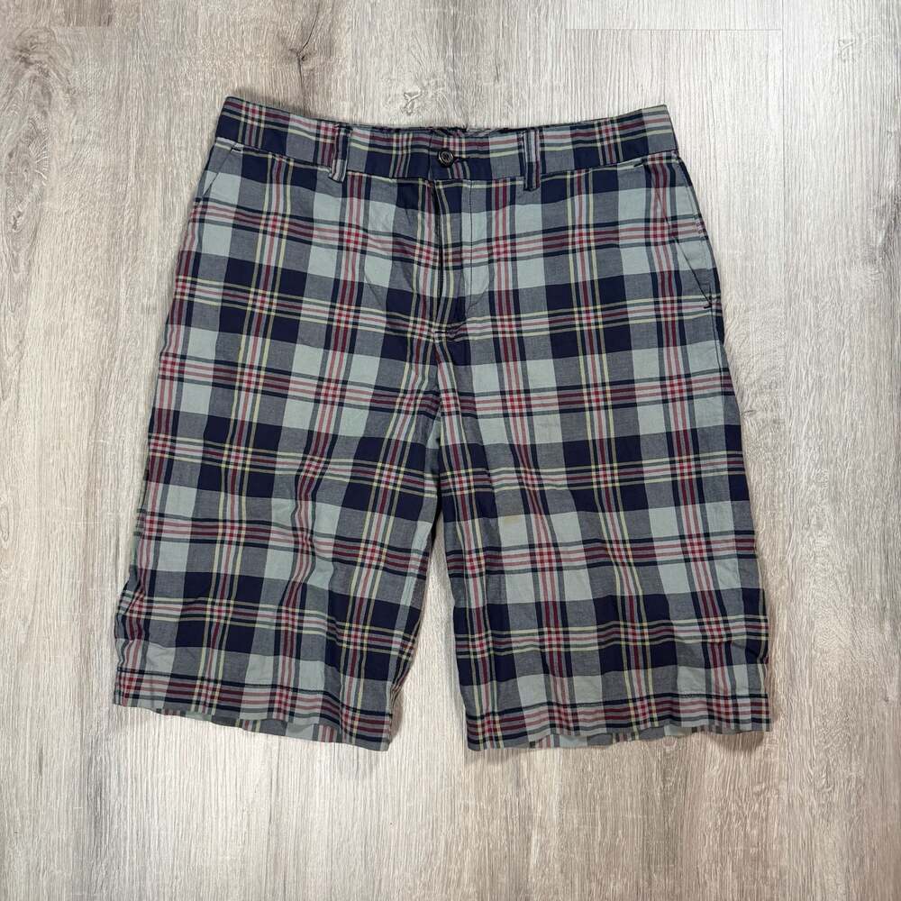 Polo by Ralph Lauren Kids Plaid Madras Cotton Shorts Size 18 Womens Small